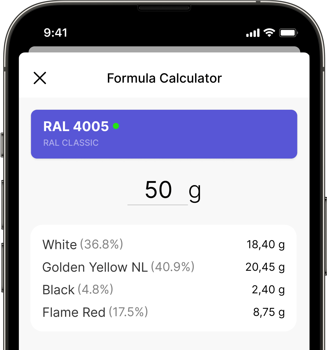 Formula Calculator